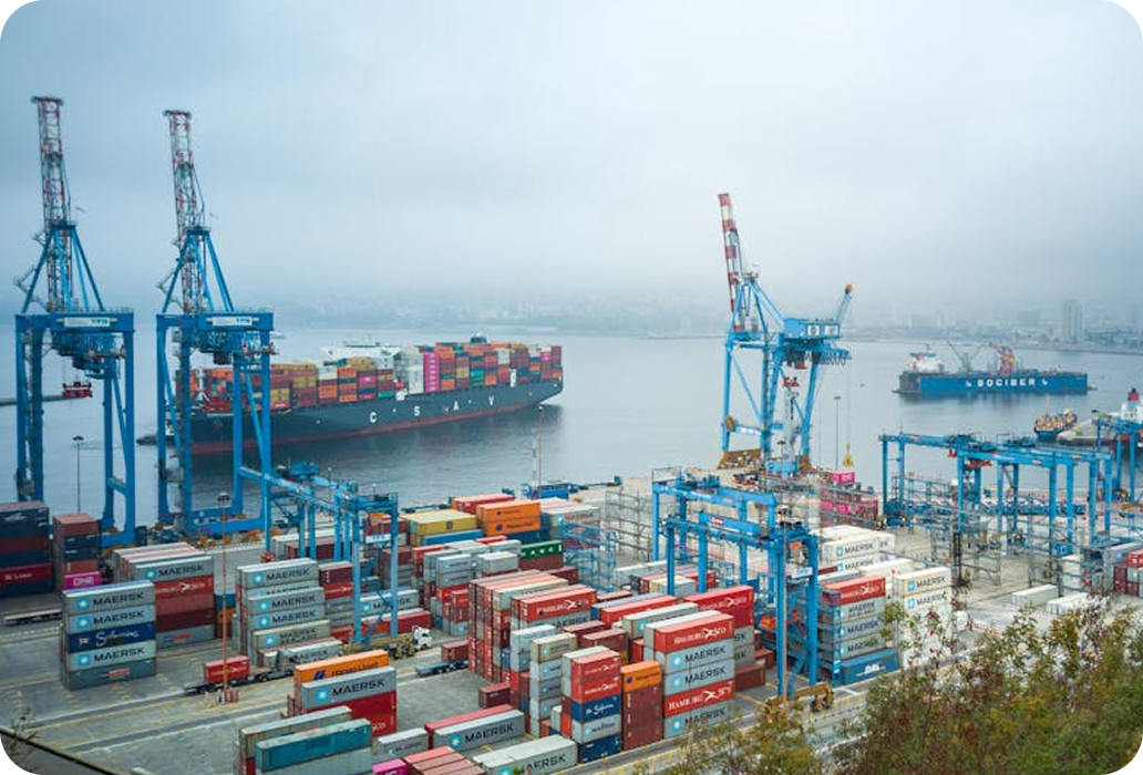 Port cranes